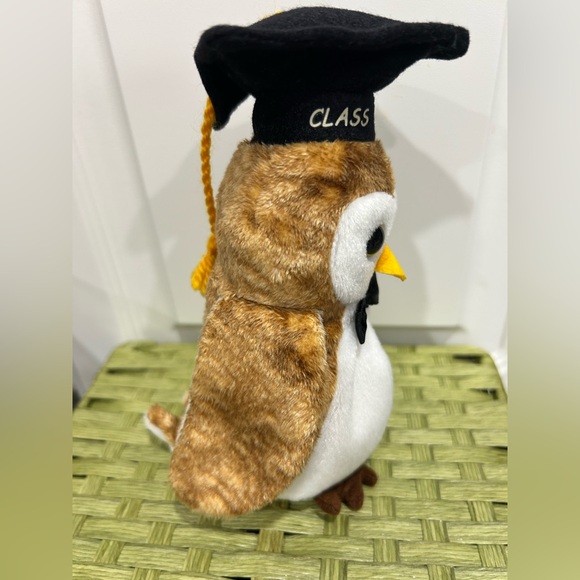 Ty WISEST 2000 Graduation Owl - Picture 4 of 5